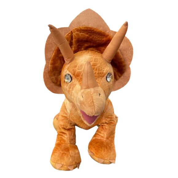 Build A Bear Dinosaur Triceratops Plush Stuffed Animal 2015 Retired BAB Toy READ - Picture 1 of 16